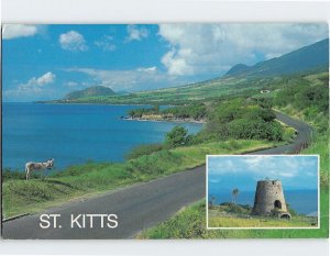 Postcard St. Kitts, Saint Kitts and Nevis