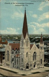 Jacksonville Florida FL Church 1900s-1910s Postcard