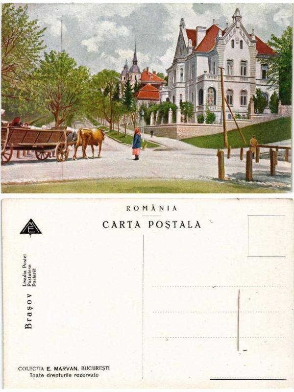 CPA AK BRASOV Livada postei ROMANIA (500555)