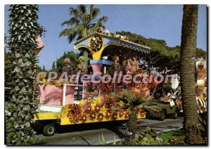 Nice Modern Postcard The French Riviera Battle of Flowers in Nice