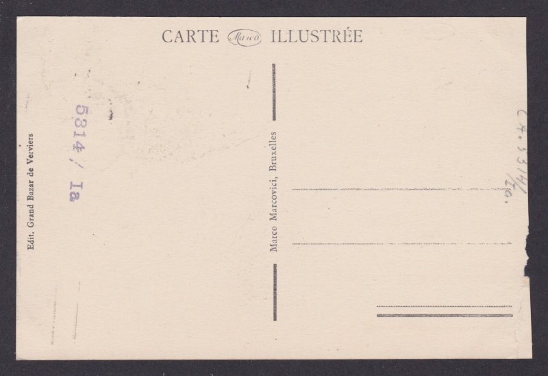 BELGIUM, Postcard, Verviers, Avenue de Spa