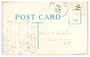 1908 All Roads Lead 2 Roam, That's Y I'm a Roamer Hobo Postcard