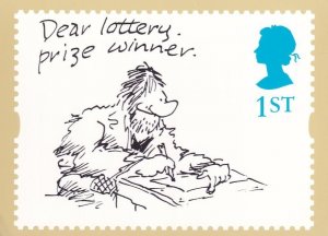 Dear National Lottery Prize Winner Competition Rare Postcard