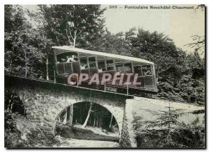 Postcard Modern Funicular Chaumont Neuchtel