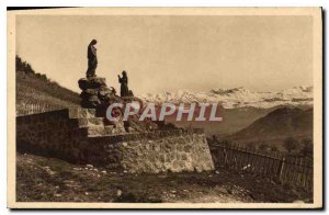 Old Postcard Our Lady of Laus Hautes Alpes Monument Pindereau