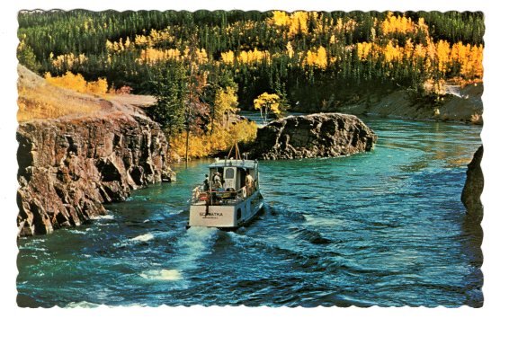 Whitehorse Rapids, Excursion Boat Schwaika, Ontario, Used 1977