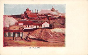 Portland Mine Mining View Postcard Backing 