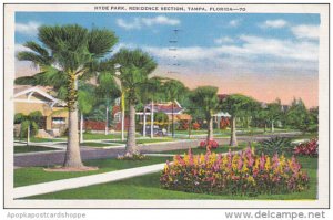 Hyde Park Residence Section Tampa Florida 1937