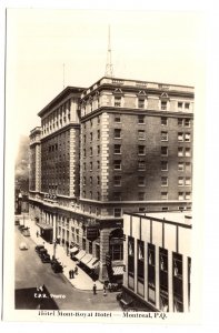 Real CPR Photo, Mount Royal Hotel, Montreal, Quebec