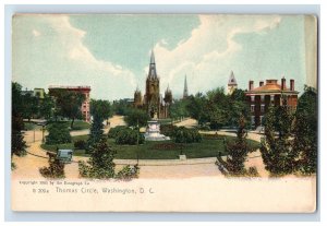 C1910 Thomas Circle Washington, DC. Postcard F115E