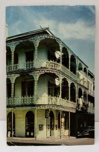 Lace Balconies New Orleans Postcard A4