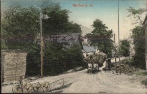 Sherburne VT Road Scene c1910 Postcard rpx