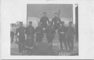 French Soldiers Military Real Photo Antique Postcard J50369 
