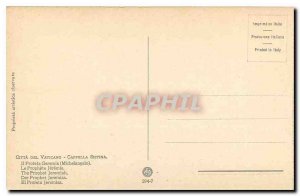 Old Postcard Citta del Vaticano Cappelle Sistina Michelangelo The Prophet Jer...