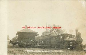 Depot, Illinois, Industry, RPPC, Macomb & Western Illinois Railroad Station