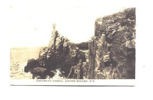 Real Photo Southern Cross, On Cliff Face, Grand Manan New Brunswick