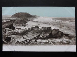 Yorkshire FILEY The Brigg (Low Water) c1905 Old Postcard by Dainty Series