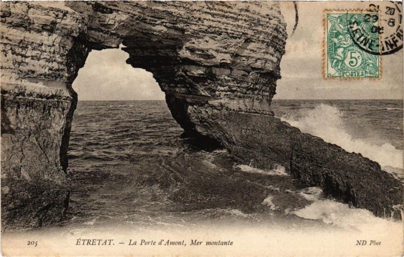 CPA ETRETAT-La Porte d'Amont Mer montante (269831)