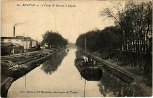 CPA ROANNE - Le Canal de ROANNE a Digoin (111226)