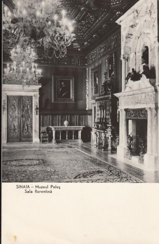 Romania Sinaia Peles castle interior florentine room