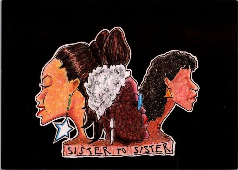 Sister To Sister Respect Each Other Black Caricature By Barry Robinson Atlanta