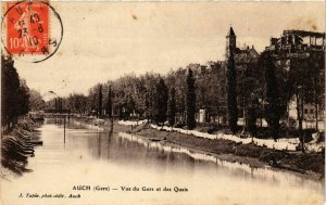 CPA AUCH - Vue du GERS et des Quais (359759)