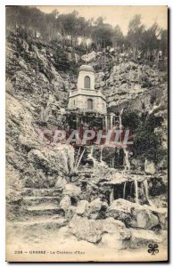 Old Postcard Grasse Chateau d'Eau