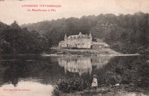 La Moselle sous la Flie,Lierdun Pittoresque,France BIN