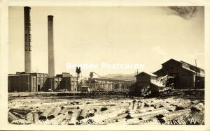 Longview, Wash. #32 Longbell Lumber Mill, Logging Lumbering (1936) RPPC