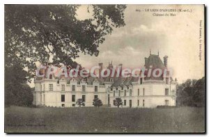 Old Postcard Le Lion D'Angers Chateau Du Mas