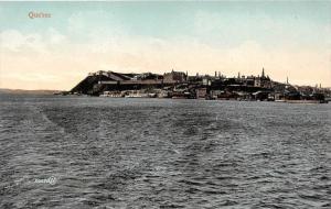 Aerial View of Quebec from harbor