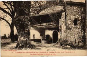 CPA Clermont en Argonne-Ruines de la Chapelle (231811)