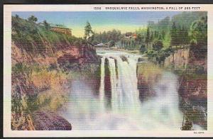 Snoqualmie Falls Washington Post Card PPC193