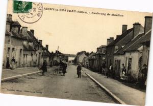 CPA AINAY-le-CHATEAU - Faubourg de MOULINS (263063)