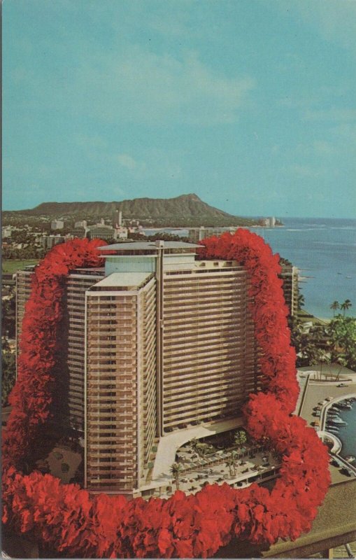 Postcard Ilikai Hotel Waikiki Hawaii