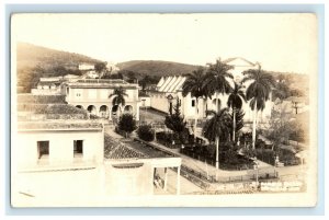 Early Parque Marti Trinidad Cuba Real Photo RPPC Postcard (H19)