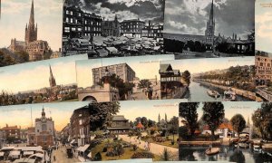 Lot of 12 vintage postcards England Norwich