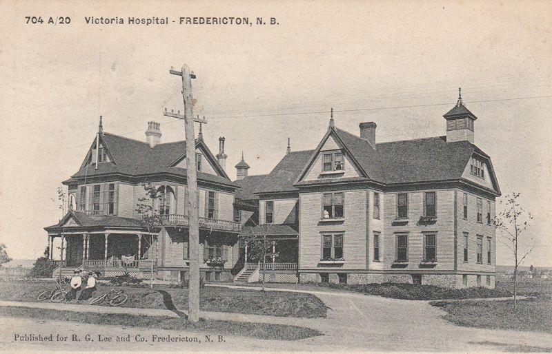 Victoria Hospital - Fredericton NB, New Brunswick, Canada - pm 1906
