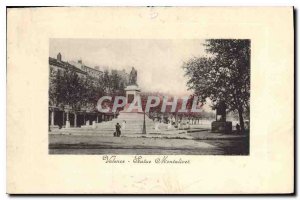 Old Postcard Valencia Statue Montalivet