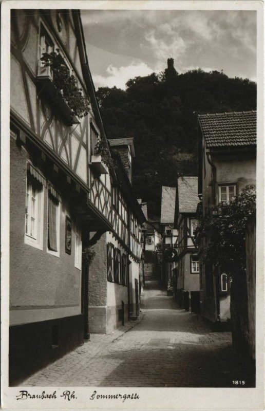 CPA AK Braubach Sommergasse GERMANY (1123318)