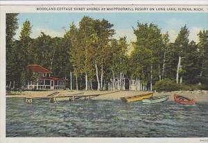 Michigan Alpena Woodland Cottage Sandy Shores At Whippoorwill Resort On Long ...