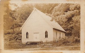 M E Church Beetown Wisconsin 1910s RPPC Real Photo postcard