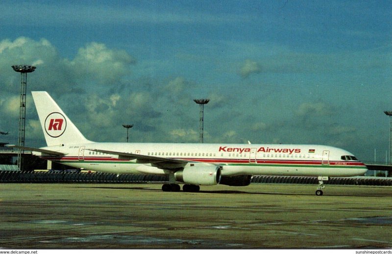 Kenya Airways Boeing B-757-23A At Orly Airport Paris France