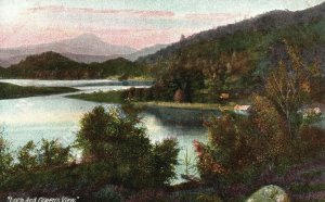 Loch Ard Queens View Trossachs National Park Scotland UK Vintage Postcard