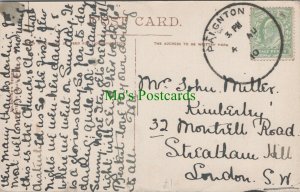 Genealogy Postcard - Miller - 32 Montrell Road, Streatham Hill, London RF7017