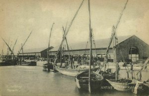 pakistan, KARACHI, Native Jetty (1910s) R. Jalibhoy Postcard