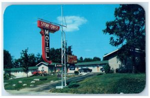 c1950's Stony Crest Motel Cars Bloomington Indiana IN Unposted Vintage Postcard