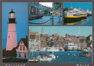 Maine Portland Lighthouse Skyline & Street Scene 2008