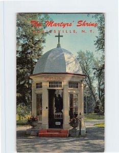 M-114344 Martyrs Shrine Auriesville New York First Chapel St Isaac Jogues Statue