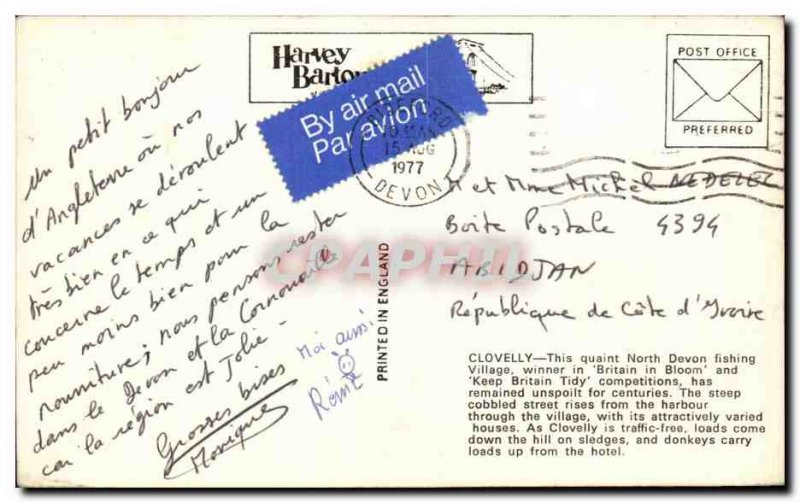 Old Postcard Clovelly